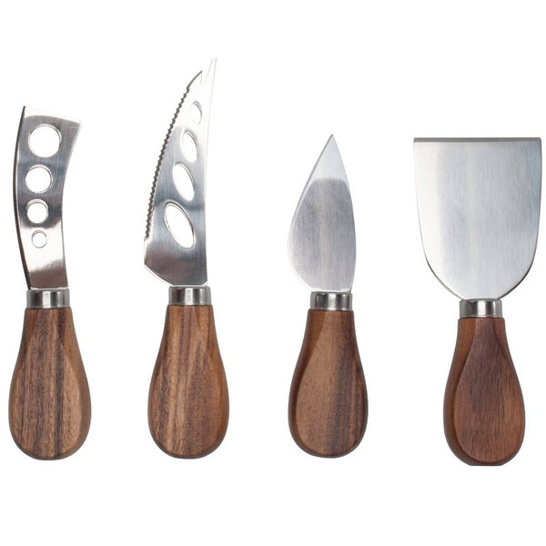 Acacia Cheese Knife Set - Lady of the Lake