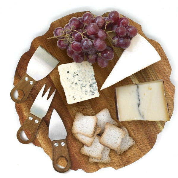 Acacia Round Charcuterie Board - Lady of the Lake