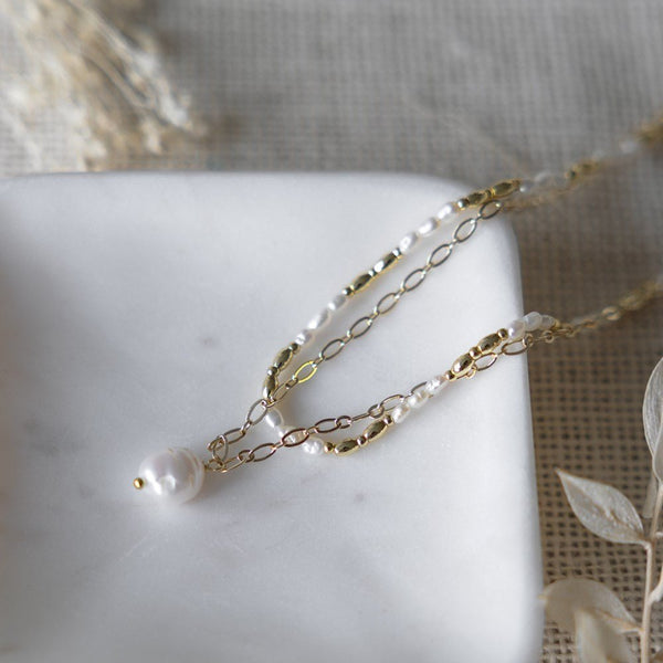 Adeline Pearl Necklace - Lady of the Lake