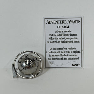 Adventure Awaits - Globe Charm