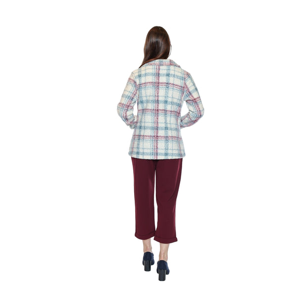 Alessa Boucle Plaid Jacket With Pockets - Lady of the Lake