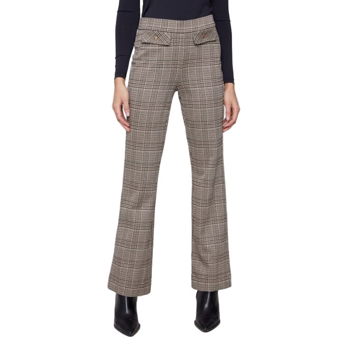 Alice Flare Glenn Plaid Pant With Studded Flaps - Lady of the Lake
