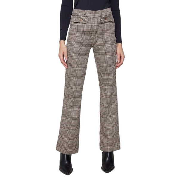 Alice Flare Glenn Plaid Pant With Studded Flaps - Lady of the Lake