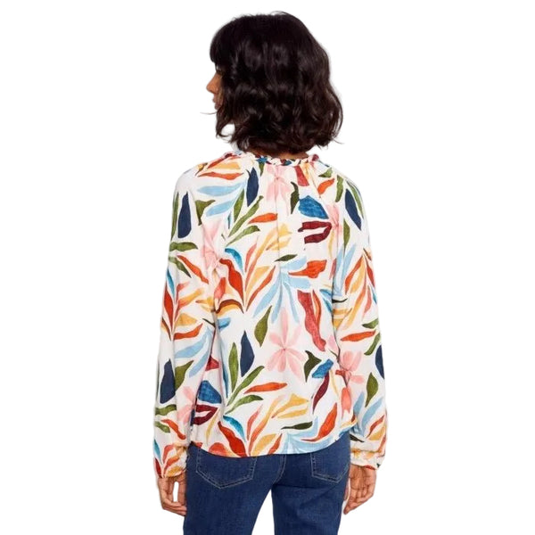 Aliyah Printed Popover Blouse - Lady of the Lake