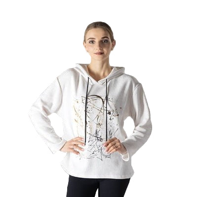 Amara Foil Printed Hoodie - Lady of the Lake