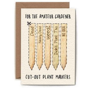 Amateur Gardener - Greeting Card - Birthday