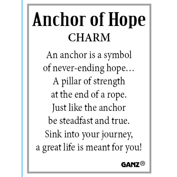 Anchor Of Hoop - Anchor Charm - Lady of the Lake