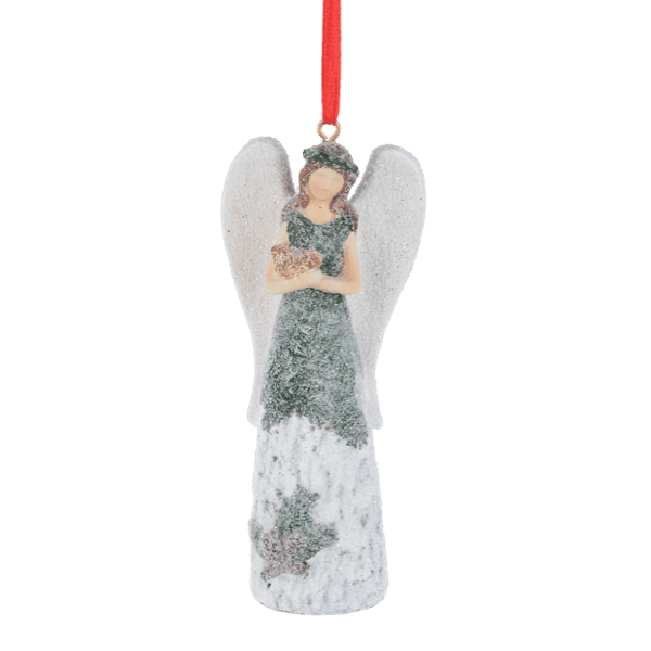 Angela Evergreen Angel Ornament