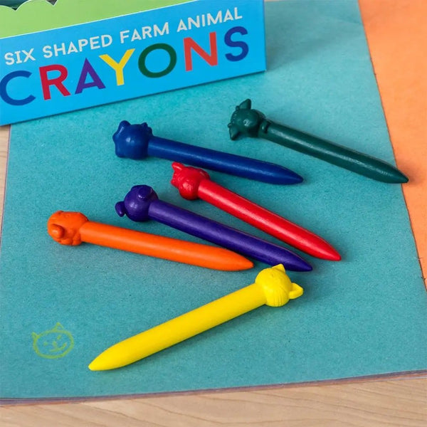 Animal Head Crayons - Set of 6 - Lady of the Lake