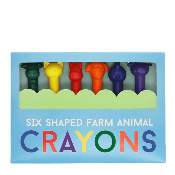 Animal Head Crayons - Set of 6 - Lady of the Lake