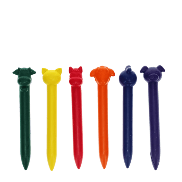 Animal Head Crayons - Set of 6 - Lady of the Lake