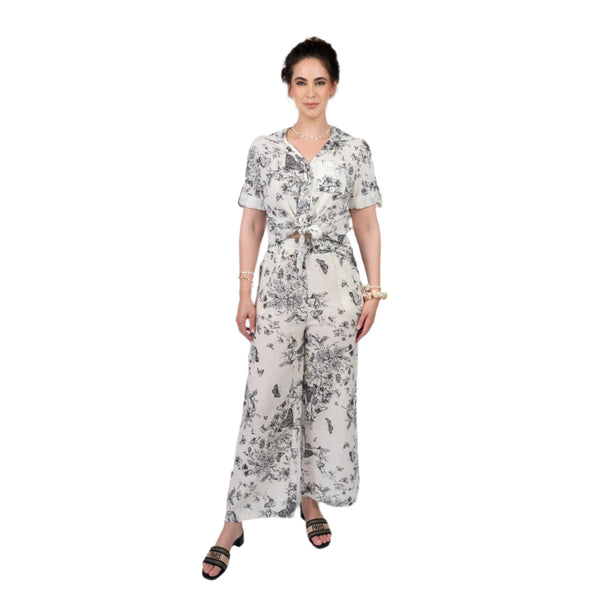Anna Butterfly Print Top - Lady of the Lake