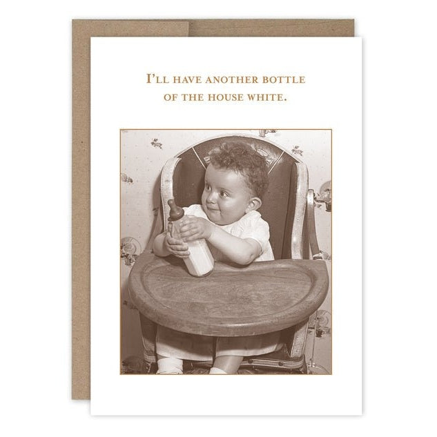 Another Bottle - Greeting Card - Baby