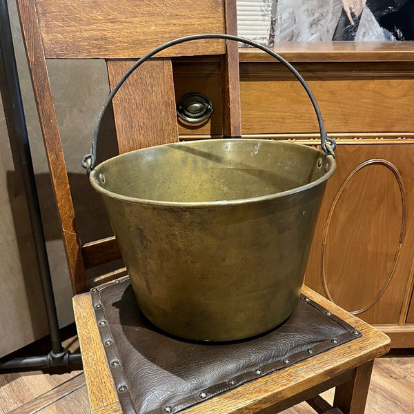 Antique Brass Bucket