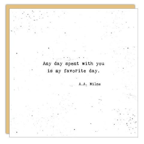 Any Day - Greeting Card - Anniversary / Love - Lady of the Lake