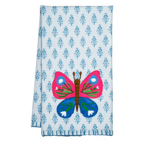 Applique Butterfly Tea Towel - Lady of the Lake