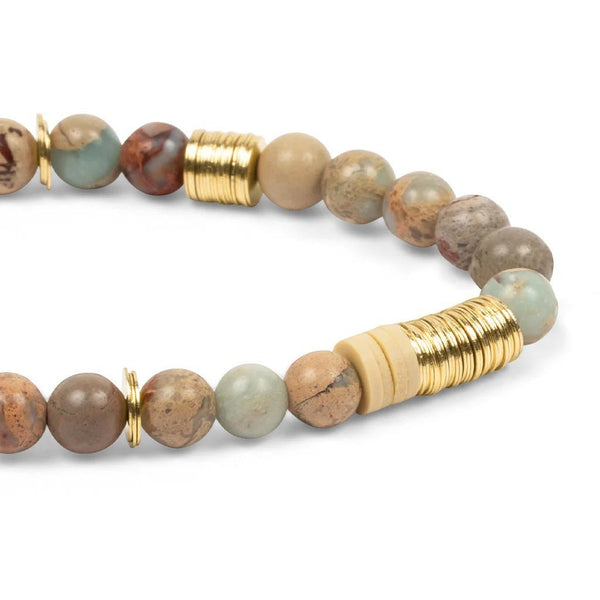 Aqua Terra - Stone Of Peace - Intermix Stone Stacking Bracelet