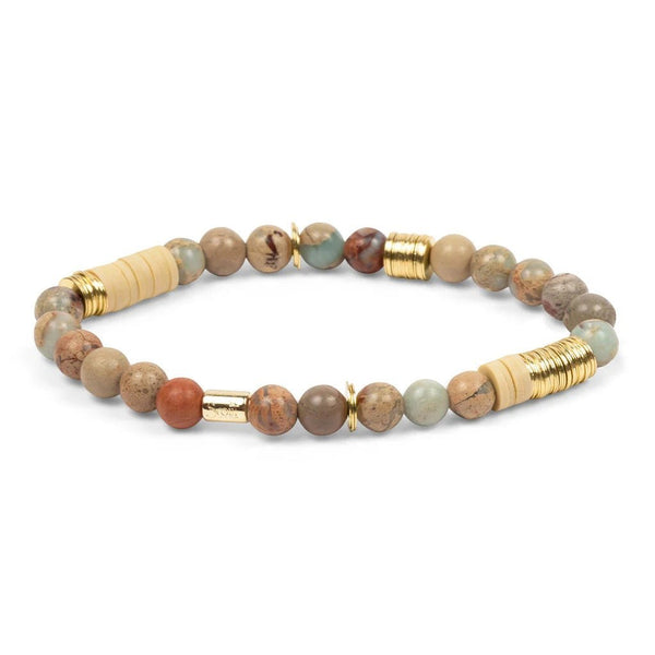 Aqua Terra - Stone Of Peace - Intermix Stone Stacking Bracelet