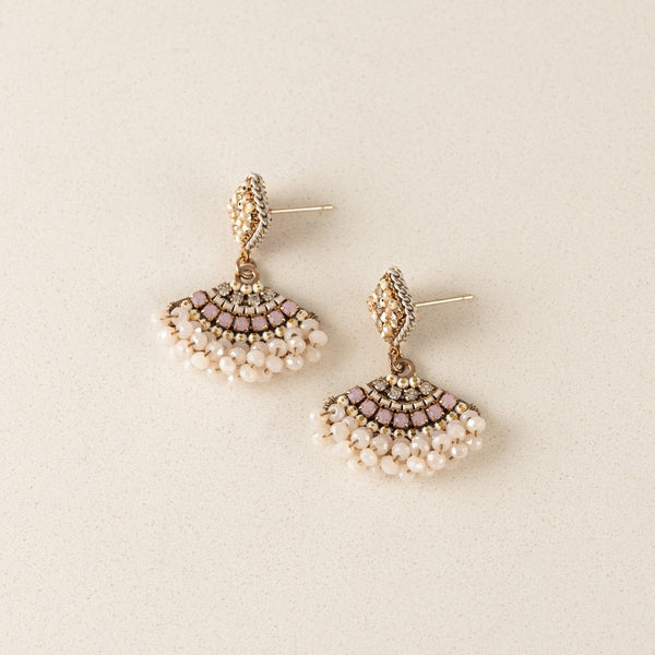Aravelle Fan Drop Earrings - Lady of the Lake