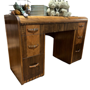 Art Deco Waterfall Desk Vanity