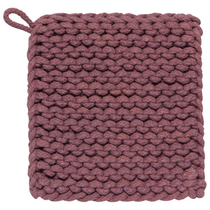 Ash Plum Knit Potholder - Lady of the Lake