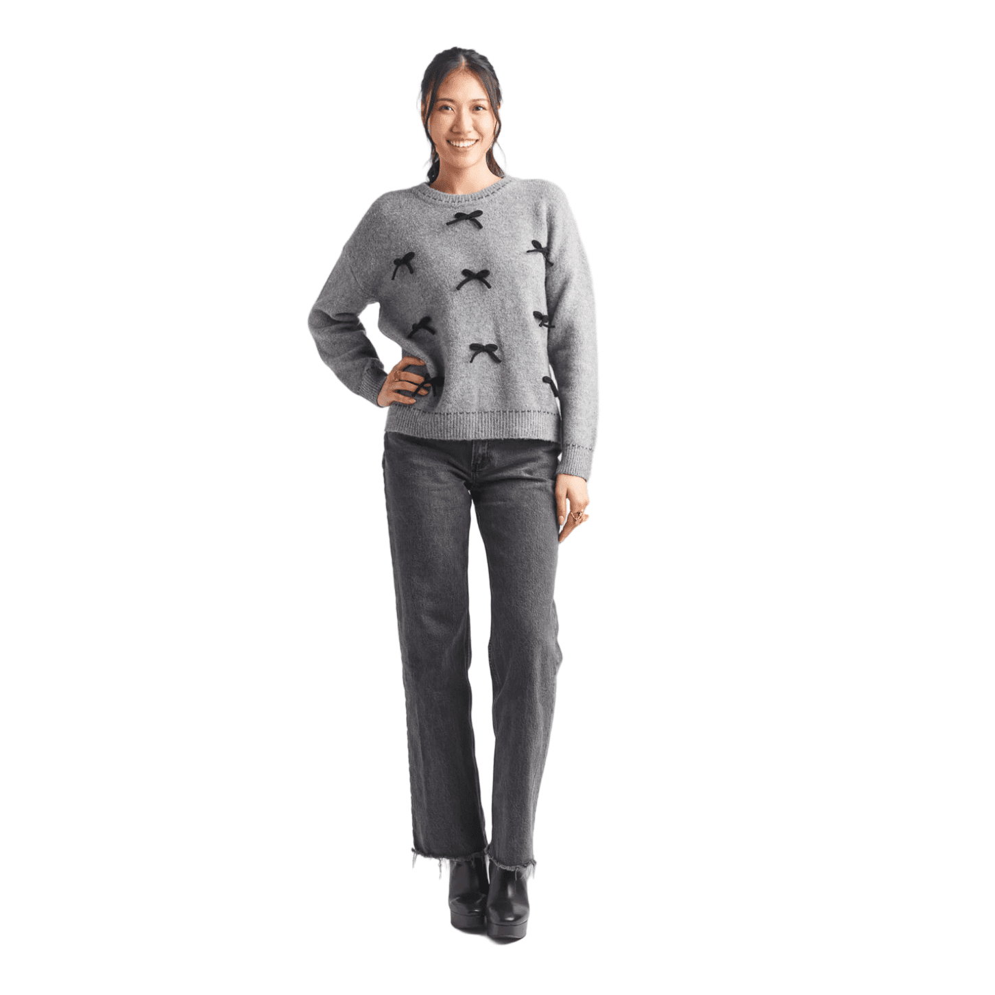 Astoria Bow Detail Sweater - Lady of the Lake