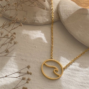 Baja Wave Pendant Necklace - Lady of the Lake
