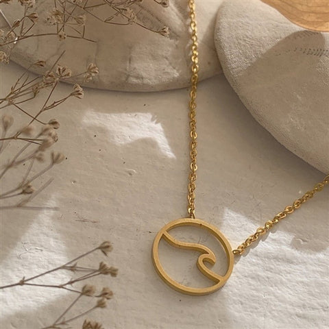 Baja Wave Pendant Necklace - Lady of the Lake