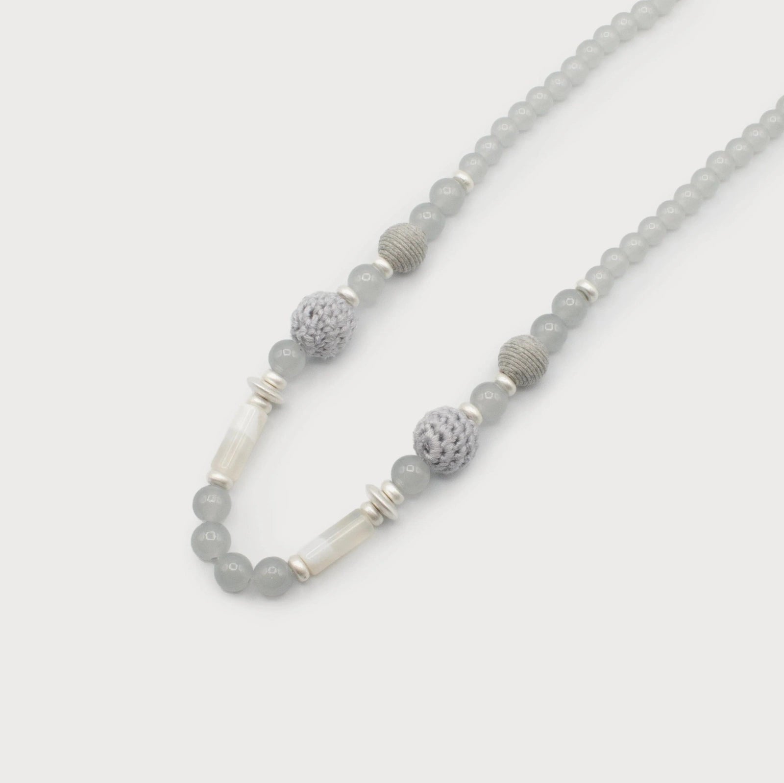 Banff Grey & Silver Necklace