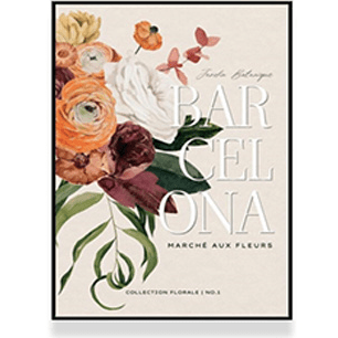 Barcelona City Floral - Lady of the Lake