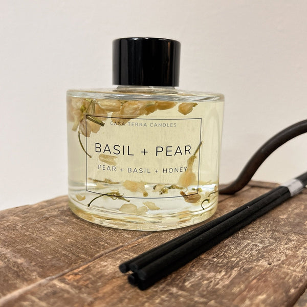 Basil & Pear - Reed Diffuser