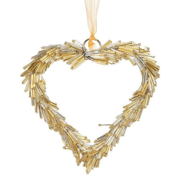 Beaded Heart Ornament