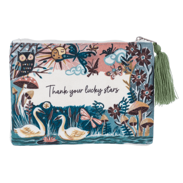 Beautiful Dreamer Floral Pouch - Lady of the Lake