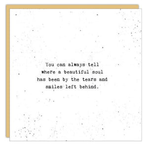 Beautiful Soul - Greeting Card - Sympathy