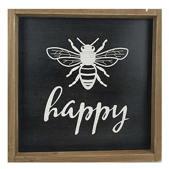 Bee Happy Sign - Lady of the Lake