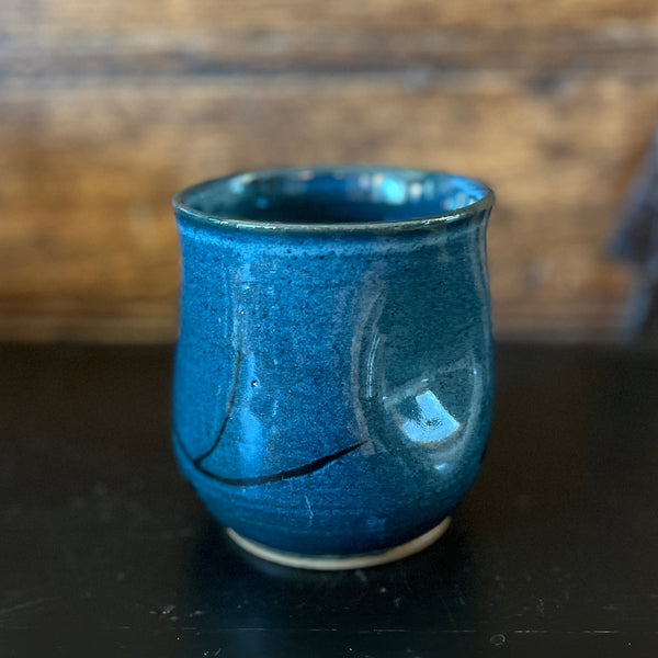 Beer / Wine Thumb Cup - The Blue Garden Pottery