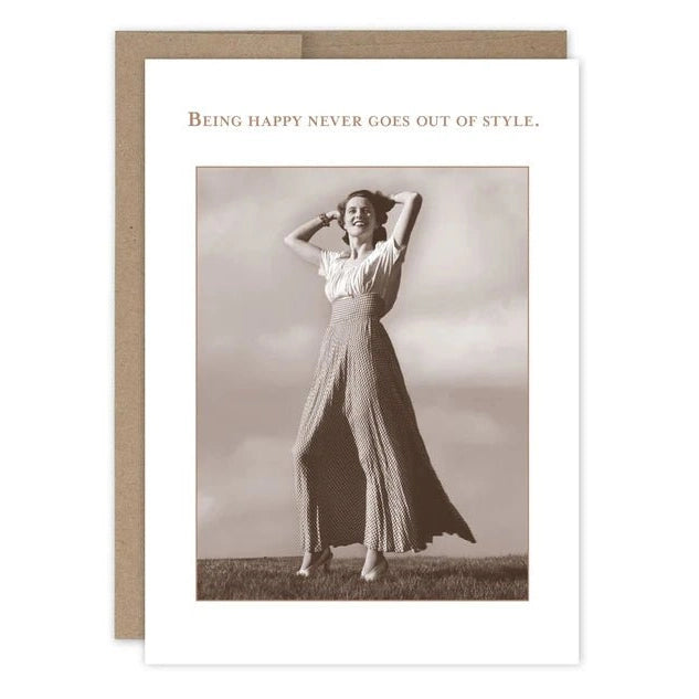 Being Happy - Greeting Card - Birthday