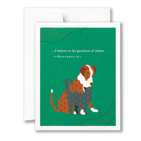 Believe In The Goodness - Greeting Card - Thank You - Lady of the Lake