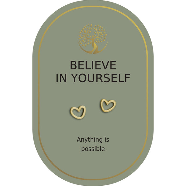 Believe In Yourself Stud Earrings - Lady of the Lake