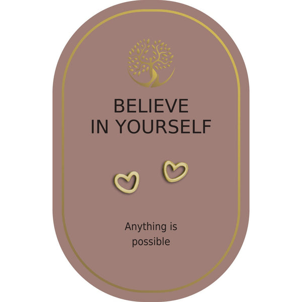 Believe In Yourself Stud Earrings - Lady of the Lake