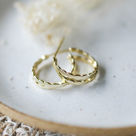 Bella Curio Hoop Earrings - Lady of the Lake