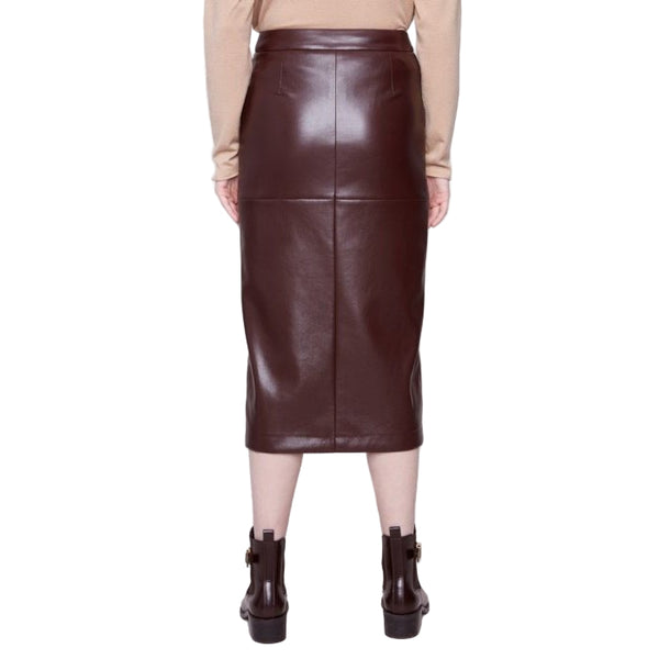 Bella Faux Leather Midi Skirt - Lady of the Lake