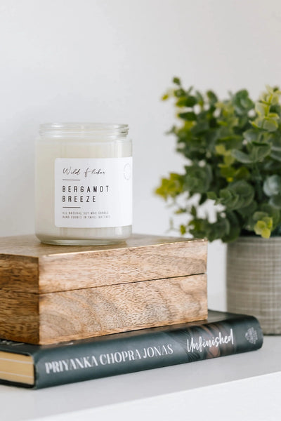 Bergamot Breeze Soy Wax Candle - Lady of the Lake