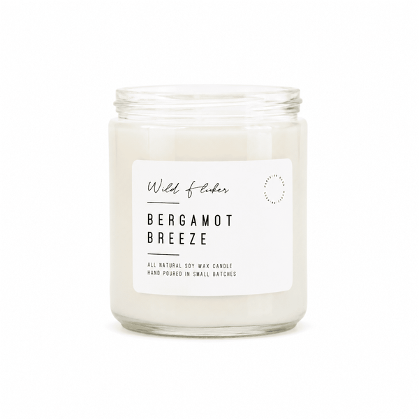 Bergamot Breeze Soy Wax Candle - Lady of the Lake