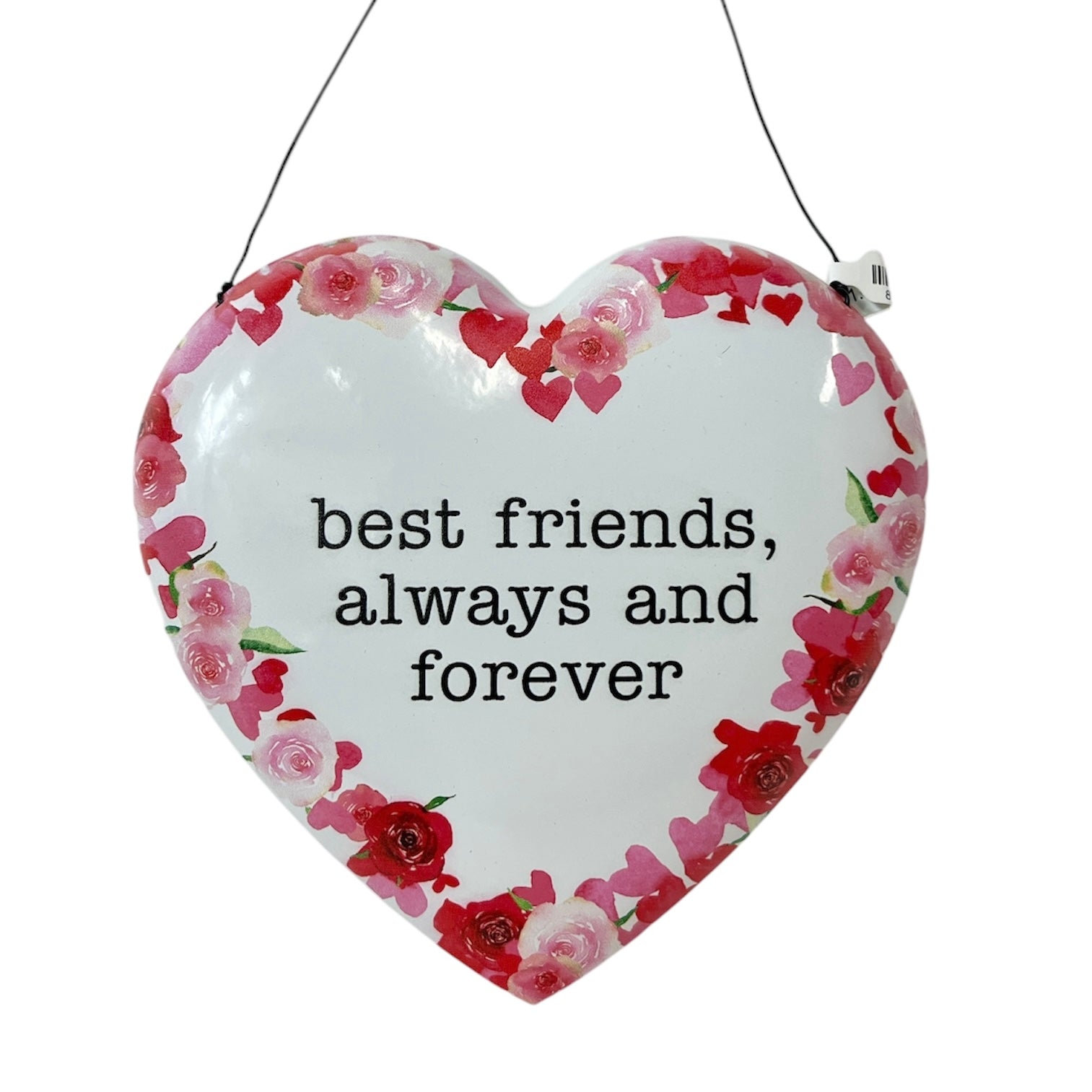 Best Friends - Metal Heart Sign