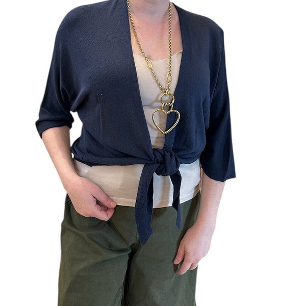Beth Modal Knit Tie Front Cardigan - Lady of the Lake