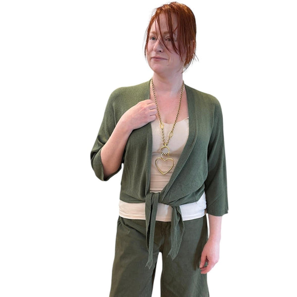 Beth Modal Knit Tie Front Cardigan - Lady of the Lake