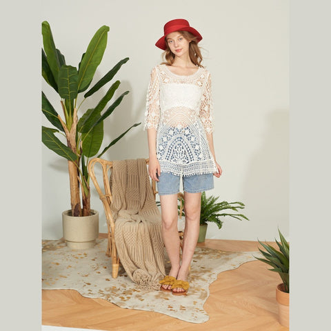 Bethany Lace Cover Up