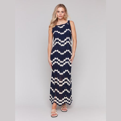 Bianca Crochet Sleeveless Maxi Dress - Lady of the Lake