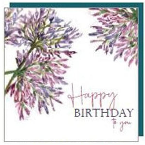 Birthday Agapanthus - Greeting Card - Birthday